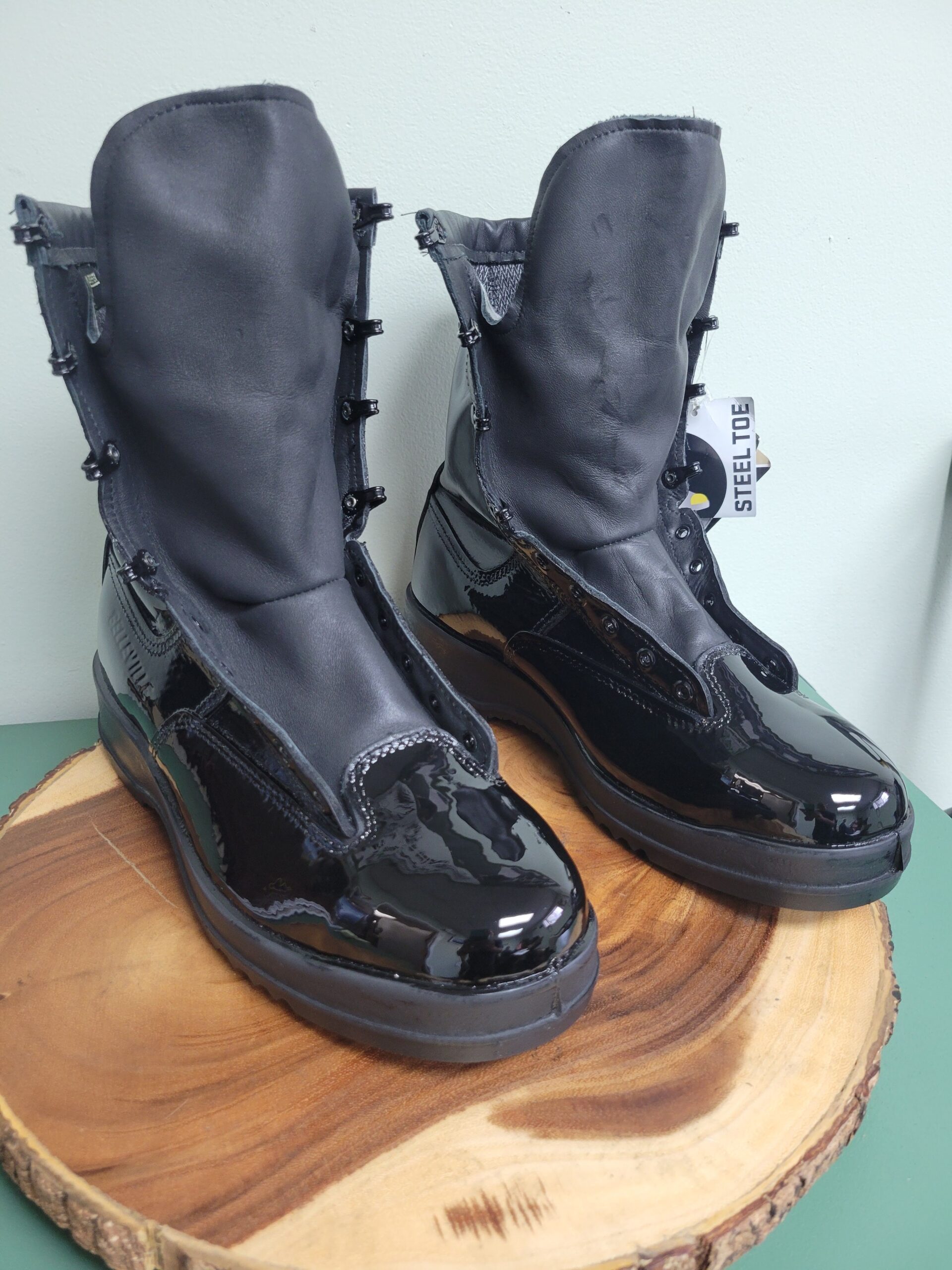 How to shine duty boots with leather luster