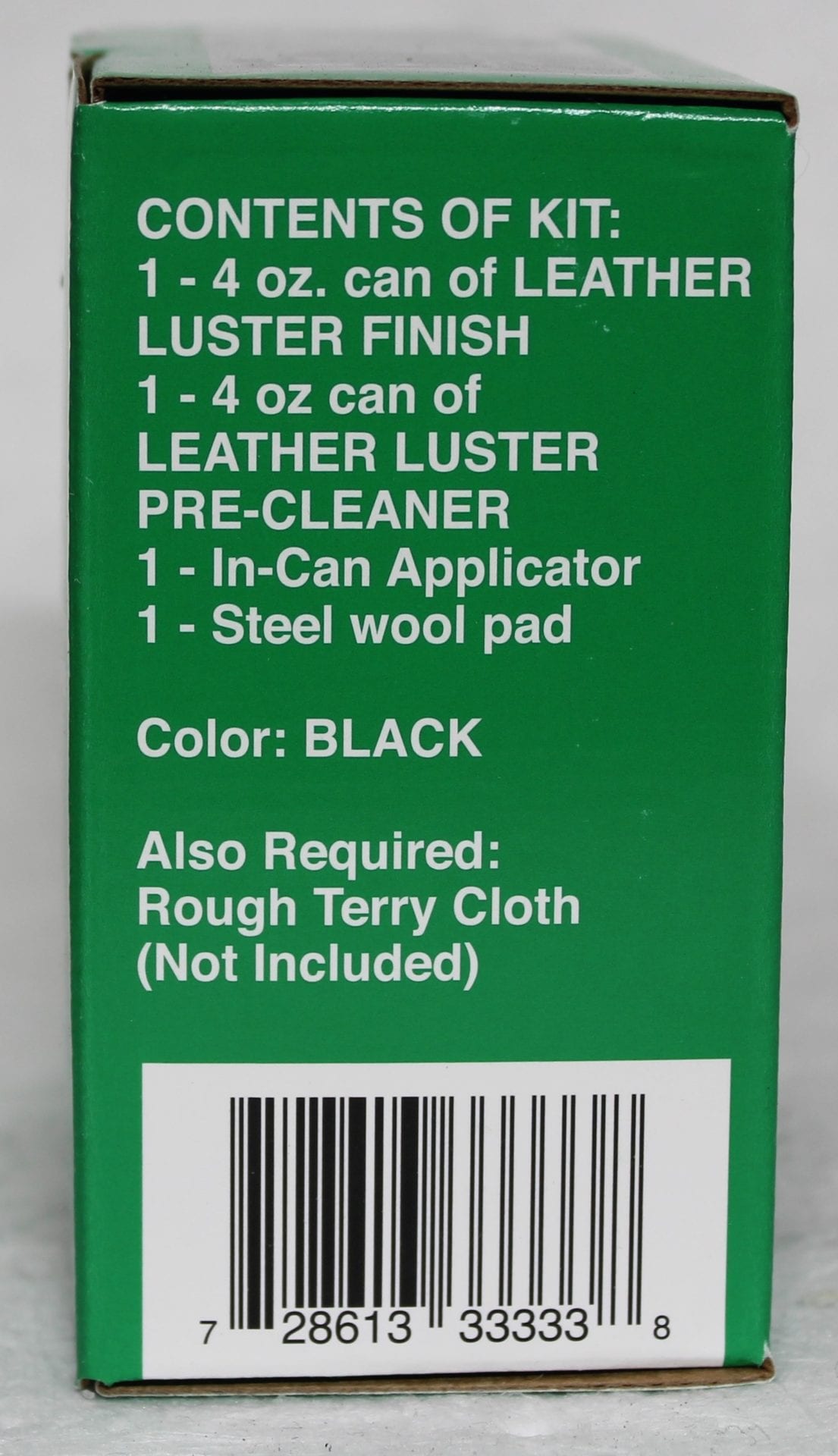  Customer reviews: Leather Luster Kit Black