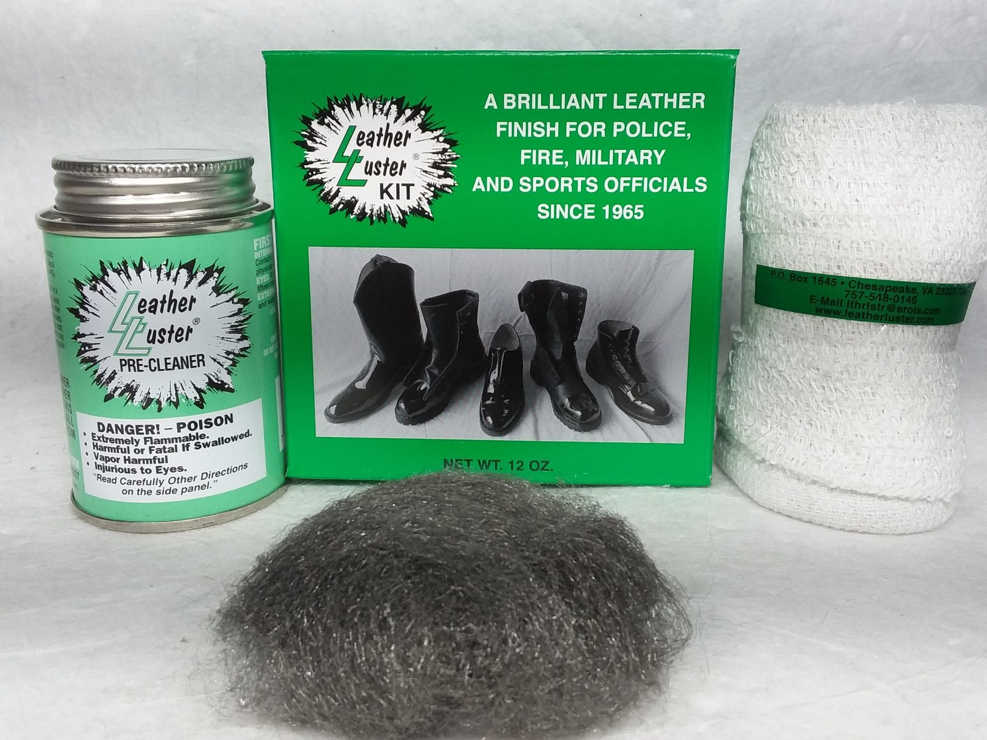 Leather Luster High Shine Shoe Polish Kit for Sale in San Diego